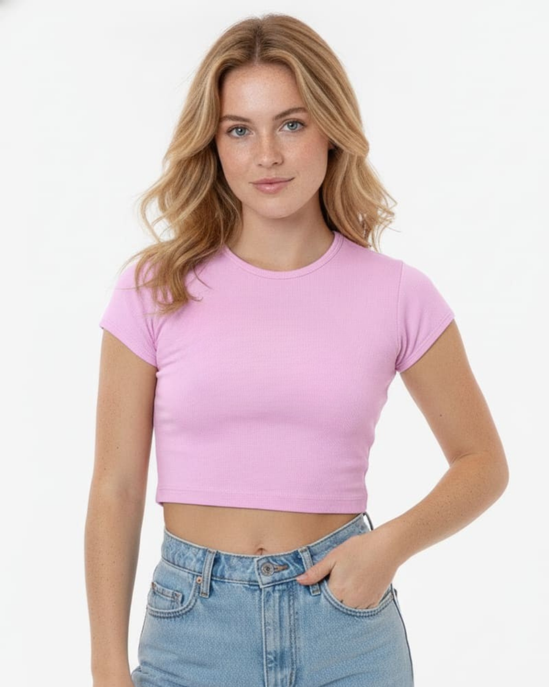 Cap Sleeve Crop Tee