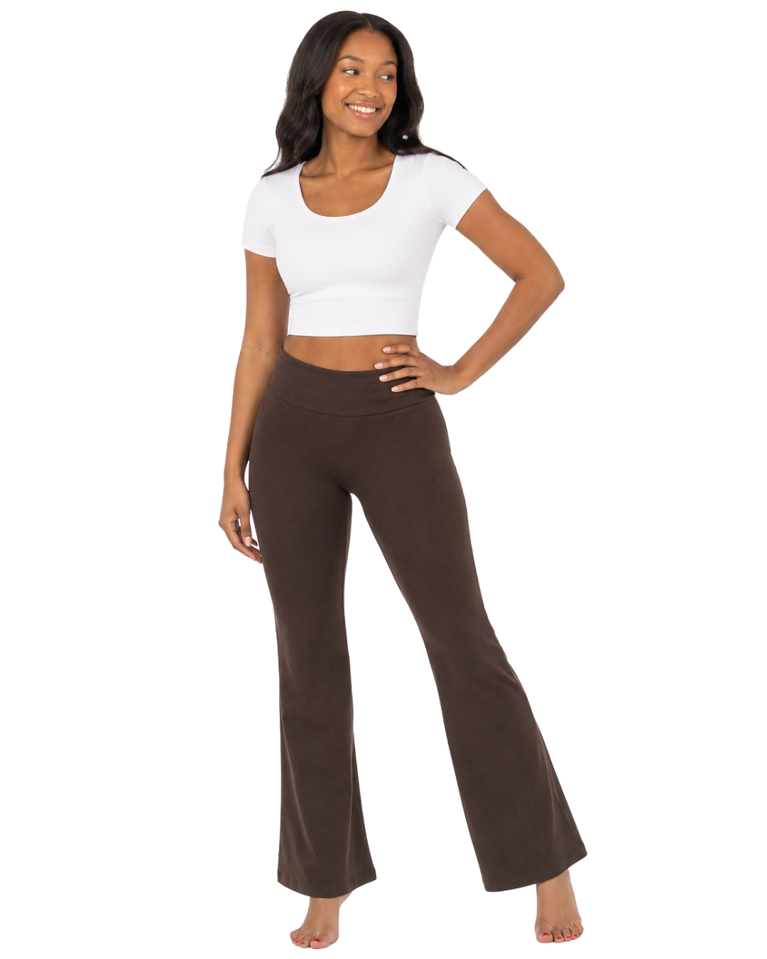 Garment-Dyed Yoga Pants