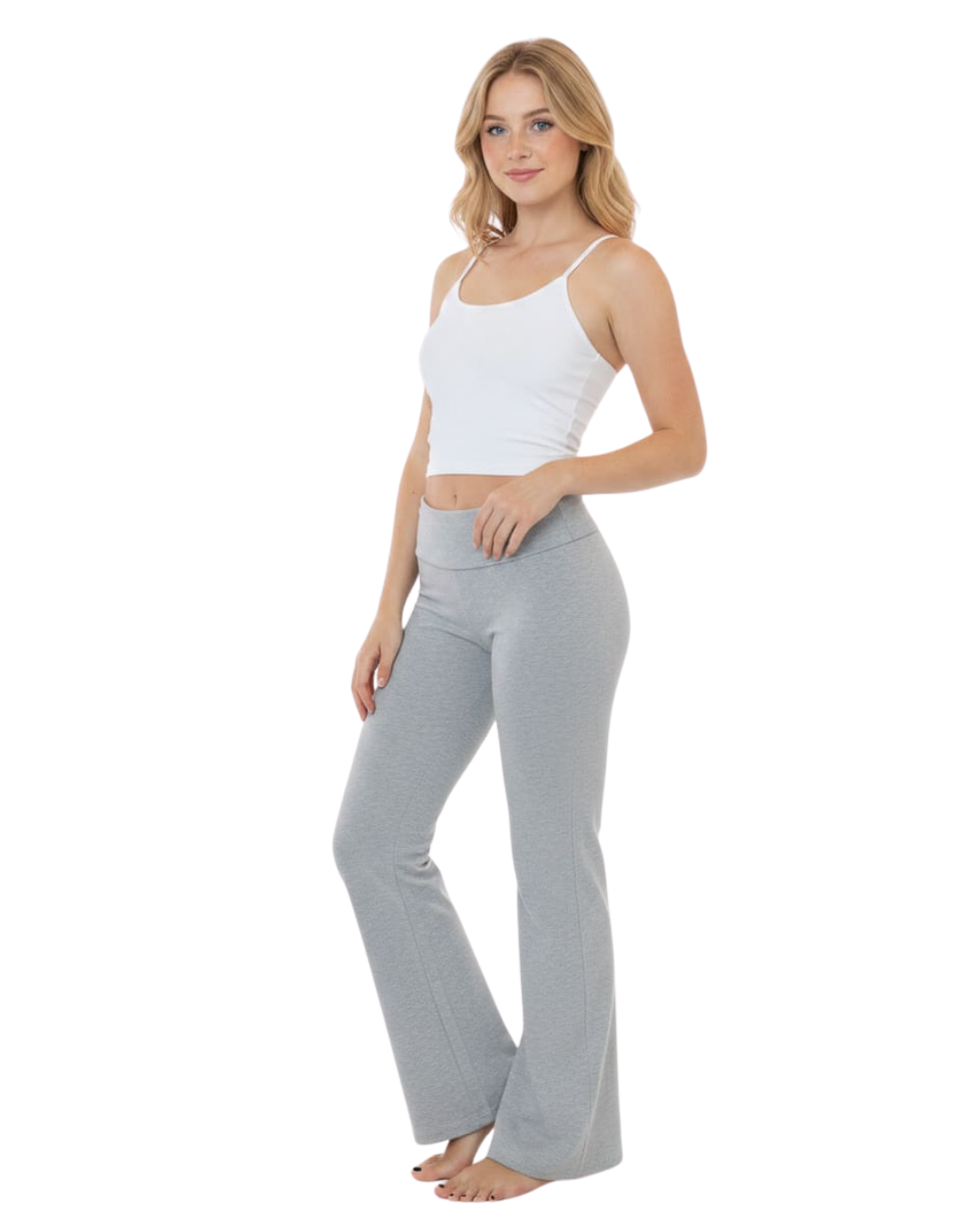 Garment-Dyed Yoga Pants
