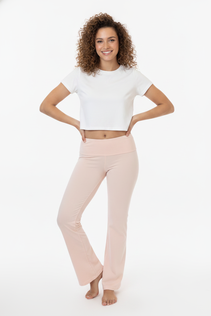 Garment-Dyed Yoga Pants