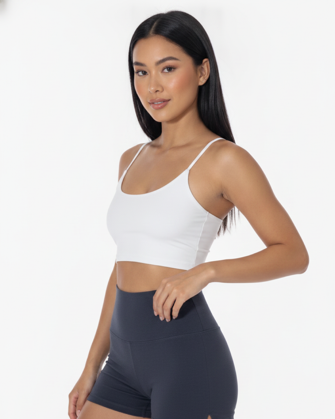 Garment-Dyed Yoga Shorts