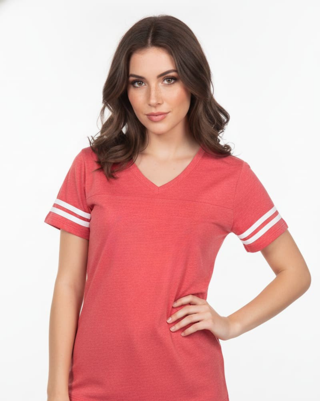 V-Neck Football Tee