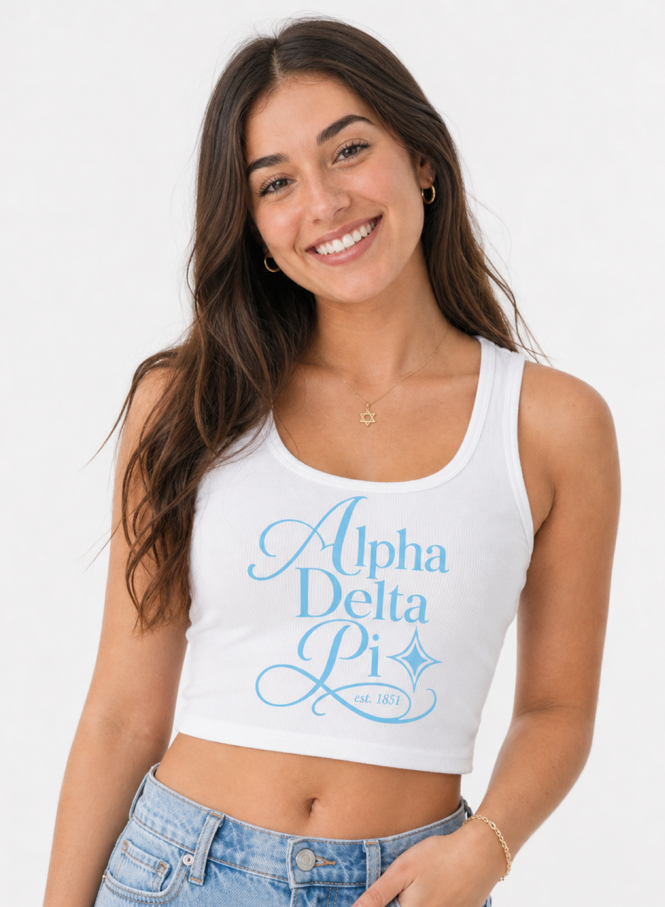 Fall '26 Sorority Rib Tank — Alpha Delta Pi