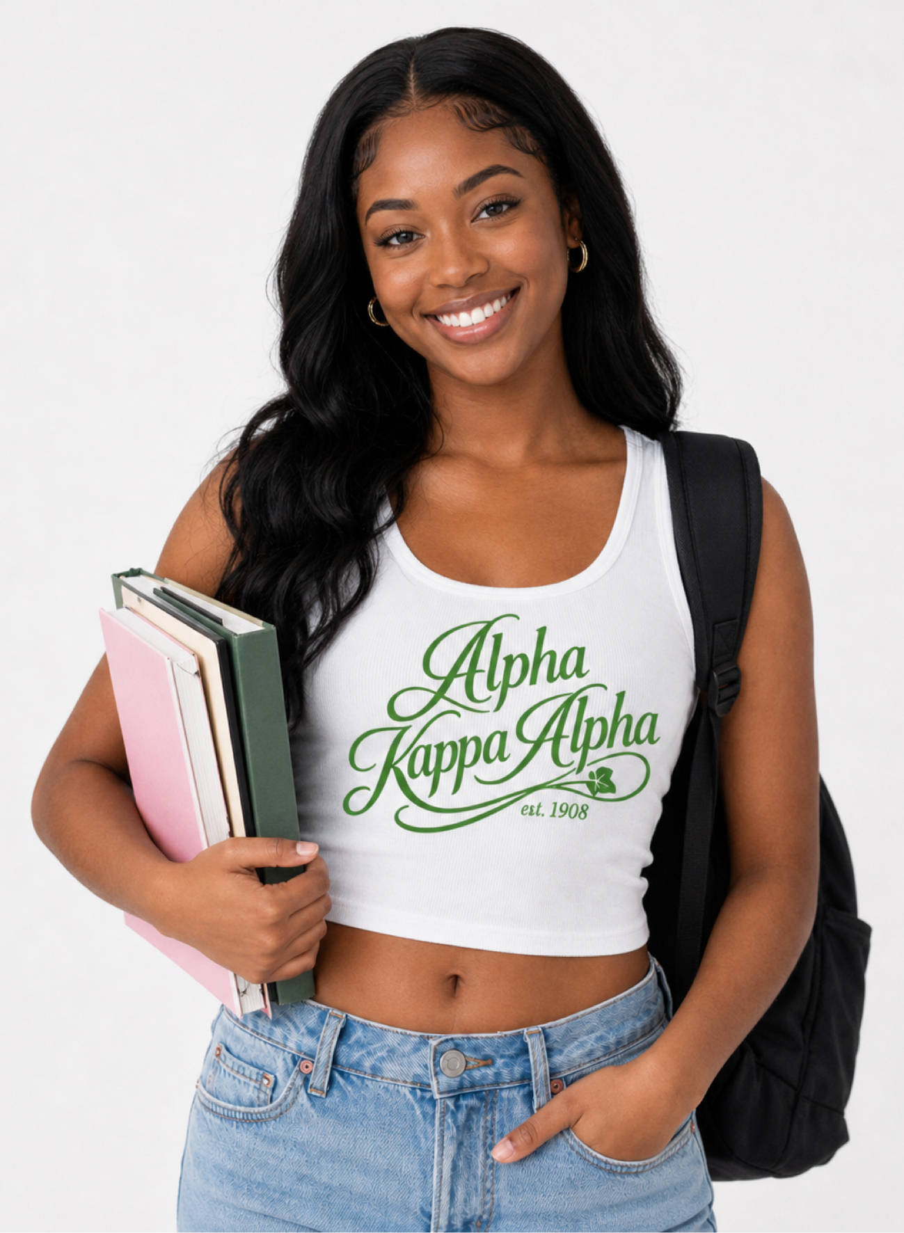 Fall '26 Sorority Rib Tank — Alpha Kappa Alpha